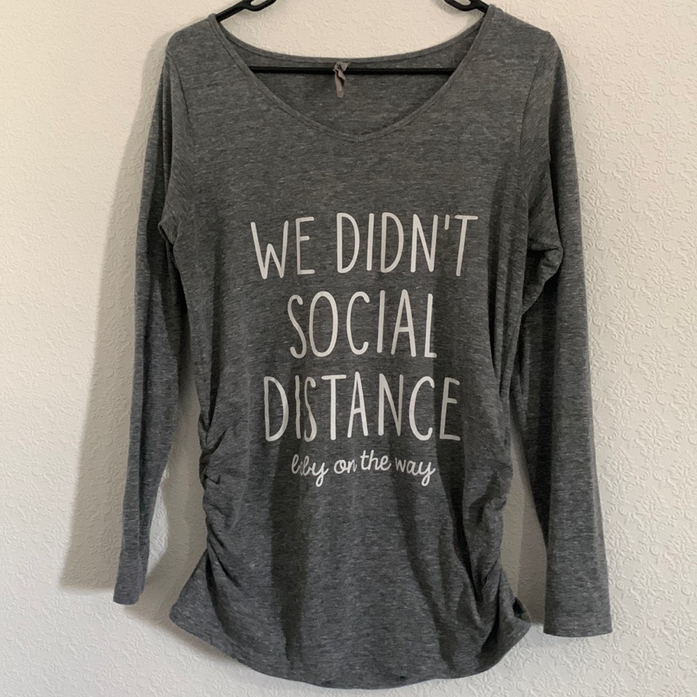Womens Maternity Longsleeve Tshirt Instant Message